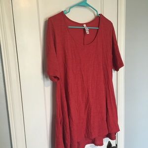 LuLaRoe Perfect T- Solid Red